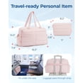 thumbnail image 6 of BAGSMART Travel Duffle Bag Gym Bag for Women, 31L Puffer Tote Bag Quilted Laptop Carry on, Weekender Overnight Bag Organizer Duffel Bag for Travel, Camel, 6 of 6