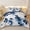 Watercolor Blue Floral, variant on Koniroom 3 Pieces Blue and White Floral Comforter Set Queen Size, Flower Bedding with Watercolor Flowers Printing for Women, Reversible All Season Comforter with 2 Pillow Shams