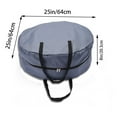 thumbnail image 3 of Oxford Cloth Wreath  Storage Bag  Convenient Carrying Handles PVC Transparent Material Zipper Case Christmas, 3 of 16