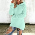 thumbnail image 7 of Aoiroe Women's Long Sleeve Fuzzy Knitted Sweater,Fall Sweater,Crew Neck Long Sleeve Pullover,Knit Casual Pullover 2026 Trendy Outfits,Fuzzy Soft Sweaters,Oversized Solid Sweaters Mint Green 2XL, 7 of 7
