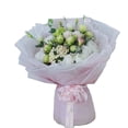 thumbnail image 5 of Nvzi gifts, flowers, gift box packaging paper, double-line waterproof matte semi transparent gradient packaging paper (lotus root pink color), 5 of 5