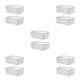 thumbnail image 3 of Contenedores de almacenamiento de alimentos Bearachild de PP duraderos color blanco, 3 of 6