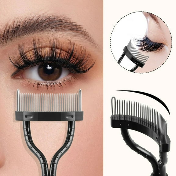 Precision Eyelash Brush Eyelash Comb Portable Eyelash Separator Tool for Easy Separation Effective Brows Grooming Brush