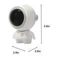 thumbnail image 3 of Boovnll Usb Small Fan Hanging Neck Handheld Lazy Mini Leafless Spaceman Small Fan Portable Lanyard 2022 New, 3 of 8