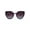 Purple Gold Purple Smoke, variant on Womens Polarized Oversize Round Cat Eye Chic Sunglasses Clear Silver Blue Mirror