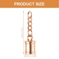 thumbnail image 2 of RENACLIPY 20pcs Craft Enthusiasts Tassel Caps in Metal for Bracelet Making, 2 of 6