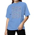 thumbnail image 2 of Officially Licensed Dots Candy Colorful Pattern Design Women's T-shirt, 2 of 3
