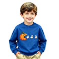 thumbnail image 2 of Cute Halloween Sweatshirts For Big Boys Ghost Truck Print Shirt Crewneck Long Sleeve Tops Preppy Pullover Kids Clothes Size 11-12T, 2 of 3