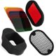 thumbnail image 3 of Flash Diffuser Kit Softbox Reflector Honeycomb Grid Color Gels Magnetic Soft Light Ball for Speedlight Fit for MagMod, 3 of 5
