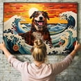 thumbnail image 6 of Thuan Chinese Shar Pei Dog Art Print Canvas, Dog Canvas Wall Art Painting Decor, Dog Pop Art Home Decor Artwork For Bedroom Living Room Bathroom decor, 6 of 6