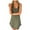 Green, variant on AOOCHASLIY Clothes Womens Dresses Summer Women U-Neck Sleeveless Racer Back Solid Sleeveless Sport Casual Skirt Dress