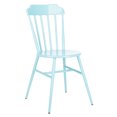 thumbnail image 5 of SAFAVIEH Broderick Outdoor Patio Side Chair, Baby Blue, Set of 2, 5 of 7