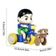 thumbnail image 3 of ToyKingdee Pull Back Dog Walking Tricycle Toy Movable Crawling Dog Walking Simulation Coaxing Artifact Birthday Gift Blue, 3 of 6