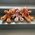 thumbnail image 3 of Misright Disturbing Bloodstained Plush Bear Decoration Halloween Role Play Props, 3 of 17