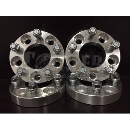 4X 1.25" inch Wheel Spacers Adapters 5 lug bolt 12-1.5 studs 5X4.5 TO 5X5 Pair