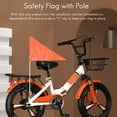 thumbnail image 3 of 25WM Safety Flag with Pole,6 Foot Adjustable High Visibility Bike Flag, Brightly Colored Water, 3 of 5
