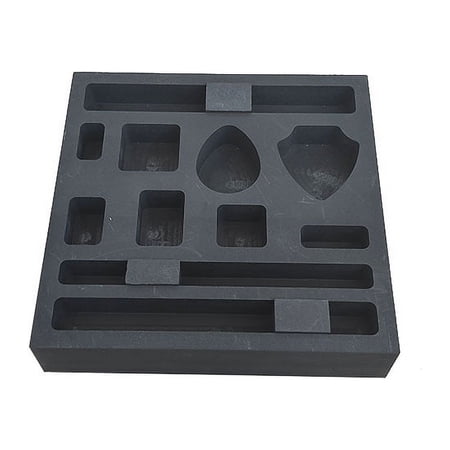 Graphite Mold 11 Holes Ingot Mold Metal Melting Casting Mould for Gold Silver