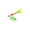 Black, variant on Fishing Lure, Metal Spinnerbait with Feather Dressed Treble Hook, 1 Pack Freshwater Saltwater Fishing accessories, Targets Trout Bass Salmon for Beginner and angler Outdoor Fishing Use
