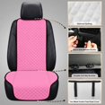 thumbnail image 6 of Uorisanigo Pink Car Seat Covers 2 Pack Front Automotive Seat Protector Durable Non‑Slip Polyester Car Seat Mats Removable Automotive Accessories Universal for Sedan SUV Truck Van, 6 of 7