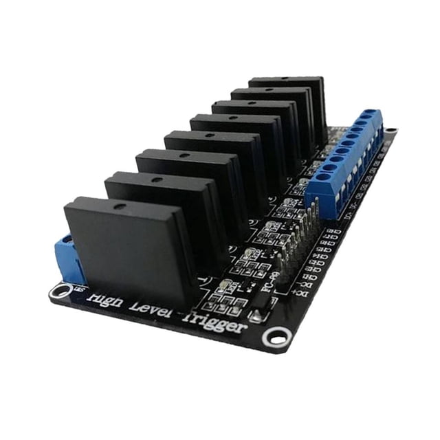 Módulo Punta de Expansión Módulo de Módulo de Reisptine 8 canales 5V Macarena Módulo de relé de estado sólido