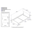 thumbnail image 6 of Orlando Traditional Bed with Matching Foot Board in Multiple Colors and Sizes, 6 of 6