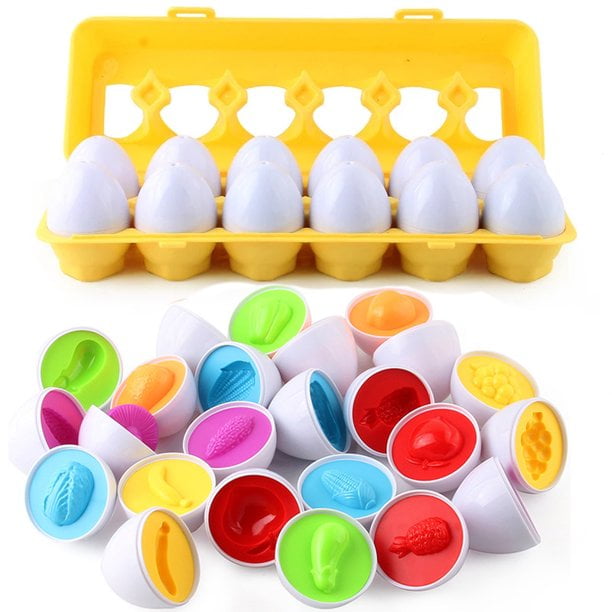 Conjunto de ovos de harmonização peep easter egg toys 6pcs brinquedo  educacional educação desenvolvimento precoce montessori brinquedo  pré-escolar jogo para - AliExpress