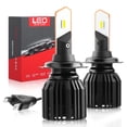 thumbnail image 3 of 2 uds IP68 a prueba de agua 50W bombillas LED para faros delanteros de coche lámpara de co MABOTO Faros de automóviles, 3 of 7