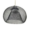 thumbnail image 2 of Lámpara colgante de Metal, cubierta de luz colgante, bombilla protectora, protector de bombilla, pantalla para pasillo, cocina, baño, decoración de negro esférico, 2 of 8