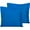 Royal Blue, variant on Flxxie 2 Pack Microfiber Euro Pillow Shams, Ultra Soft European Throw Pillow Covers, Decorative Square Pillow Cases, 26" x 26", Royal Blue