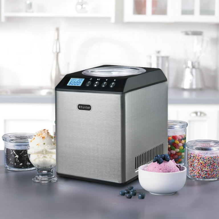 Whynter ICM-200LS Automatic Ice Cream Maker 2 Quart Capacity Stainless Stee  