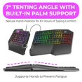 thumbnail image 4 of Teclado mecánico Cloud Nine C989M Kailh Tactile Brown, 4 of 9