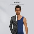 thumbnail image 4 of QRIC Mens Gynecomastia Compression Shirts Slimming Undershirt Body Shaper Tank Top Vest Abs Waist Trainer, 4 of 8
