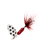 Yakima Bait Worden's Original Rooster Tail, Inline Spinnerbait Fishing Lure, Metallic Red Spot, 1/16 oz.