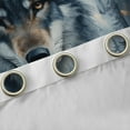 thumbnail image 4 of Feelyou 3D Wolf Animal Black Out Curtains for Boy, Tree Botanical Plant Curtains Pack of 2 (42x63 Each), Rustic Farmhouse Theme Bedroom Curtains, Window Curtains Decor, 4 of 6