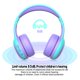 thumbnail image 3 of gorsun Kids Bluetooth Headphones with Microphone,Toddler Wireless Headsets with 85dB Volume Limited Hearing Protection,Stereo Over-Ear Headphones for Boys and Girls (Purple), 3 of 5