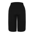 thumbnail image 6 of VV AVEORS Capri Pants For Women Split Side High Waist Casual Athletic Knee Length Summer Pants Casual Sweatpants With Pockets Black S, 6 of 7