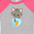 thumbnail image 4 of Inktastic Cute Cat, Little Cat, Kitty, Kitten, Fish Bowl Girls Baby Bodysuit, 4 of 5