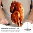 thumbnail image 2 of Miangastore 1pc Outdoor Camping Chicken Roasting Pan Stainless Steel Chicken Grill Rack (Cap in Random Color), 2 of 8