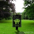 thumbnail image 4 of Glowneon Outdoor Nova Scotia Duck Tolling Warning Dog Metal Stake, 4 of 5