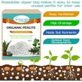 thumbnail image 2 of 6 Quarts Organic Horticultural Perlite for Plants Indoor- Natural Horticultural Soil Additive Conditioner Mix for Improves Drainage, Ventilation and Root Growth, 2 of 7