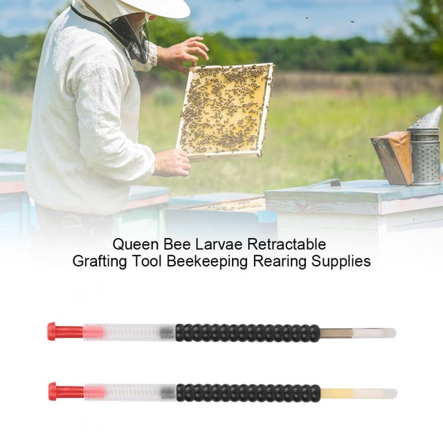 Beekeeping Rearing Supplies,2Pcs Queen Bee Larvae Bee Larvae Retractable Tool Beekeeping Retractable Grafting Tool Innovative Solution