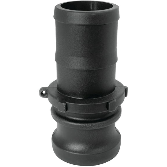 Green Leaf 150E/GLP150E Cam Lever Coupling, 1-1/2 in, Male x Hose Barb, Glass Filled Polypropylene
