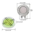 Huhudde Golf Reader Putt Golf Ball Marker Hat Clip Reading Ball Marker