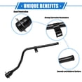 thumbnail image 3 of Fuel Tank Filler Neck Compatible for Chevrolet Impala 2000-2005 Rear Tank Filler Tube Pipe Hose, 3 of 7