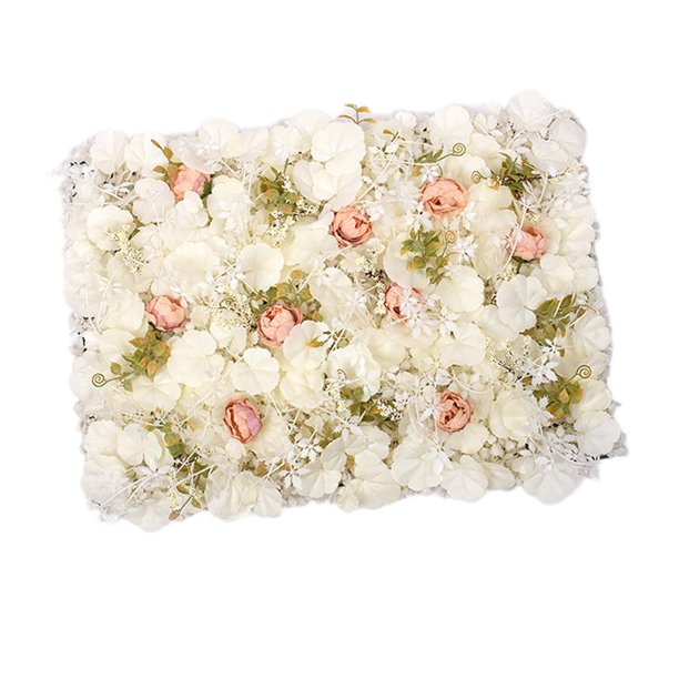 Panel de pared artificiales, plástico/fondo/fondo de pared para fotografía , despedida de soltera, festival , Begonia Begonia Champaña mayimx Panel de pared de flores