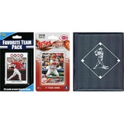 C & I Collectables REDSTSC18 MLB Cincinnati Reds Licensed 2018 Topps Team Set & Favorite Player Trading Cards Plus Storage Album