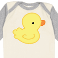 thumbnail image 4 of Inktastic Yellow Baby Duck Boys or Girls Long Sleeve Baby Bodysuit, 4 of 5