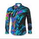thumbnail image 1 of Camisa superior para hombre con estampado floral de tótem, dragón y estrella, de alta definición, ligera, cómoda, suave, de manga larga, informal, nuevo estilo 2024, 1 of 6