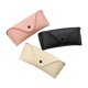 thumbnail image 1 of Gafas de sol de cuero duradero Estuche rígido Estuche rígido Conveniente Caja protectora liviana Bolsa de bolsa de color sólido Fácil de llevar (3 piezas) LingWen 8390605480621, 1 of 1