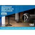 thumbnail image 2 of US Weight Sentry PLUS Stanchion with Retractable 6.5 Foot Black Belt (2-Pack), 2 of 11